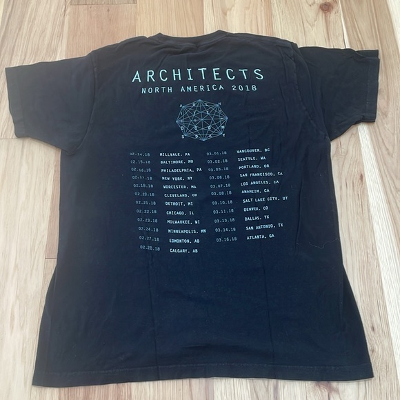 Metal Band Architects “Doomsday” 2018 North American Tour Concert Shirt - Large - Picture 3 of 8